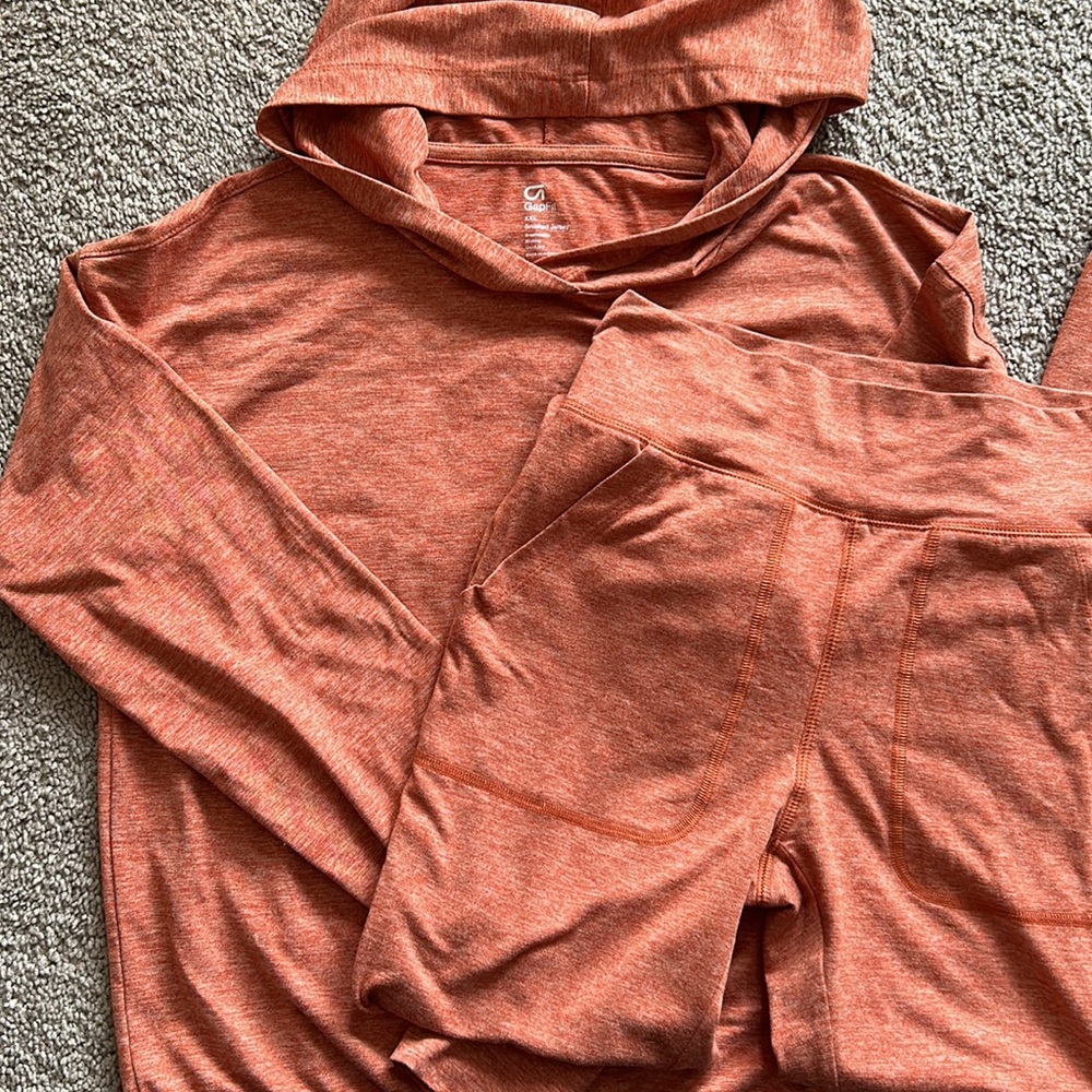 Gap fit girls size xxl 2 piece brushed jersey
